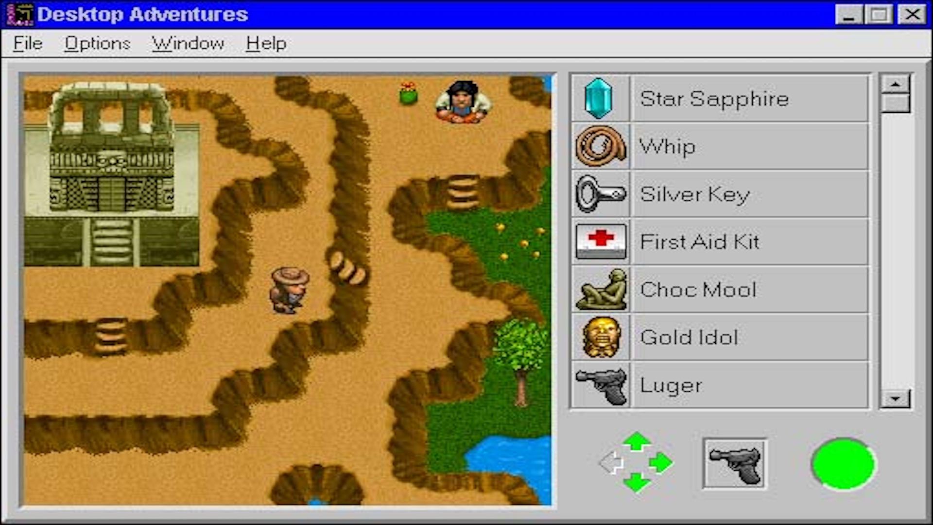 正是这款复古的 Indiana Jones and His Desktop Adventures 游戏，点燃了我对冒险类游戏的一生热爱。