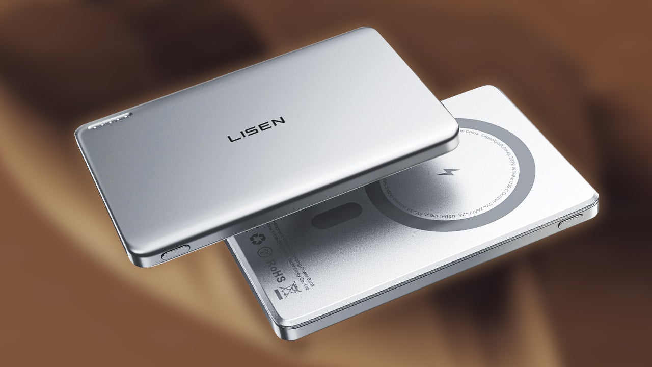 Lisen超薄5000mAh Qi2认证MagSafe移动电源母亲节特惠降至17美元